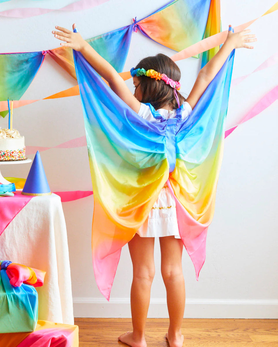 Sarah’s Silks Rainbow Fairy Wings ONETESSORI