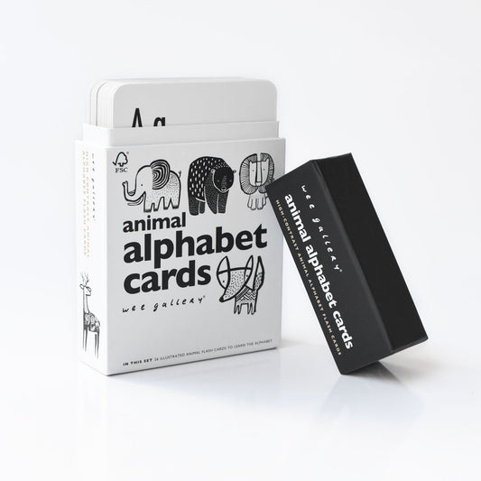 Wee Gallery Animal Alphabet Cards ONETESSORI
